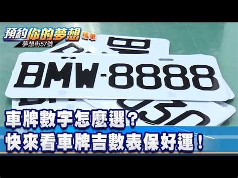 機車車牌號碼吉凶查詢|車牌數字吉凶指南：選出最旺你的好車牌號碼 